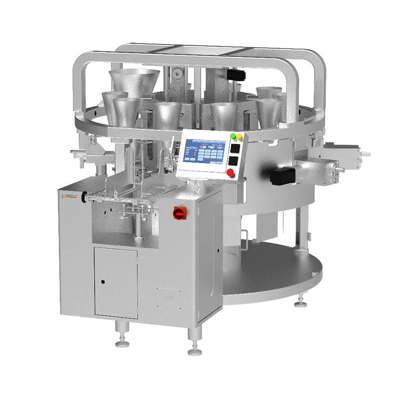 Rotations-Langbeutel-Standbeutel-Verpackungsmaschine mit 10 Stationen