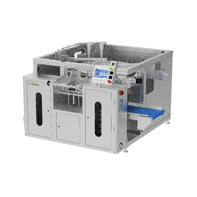 Rotierender vorgefertigter Beutelfüller, 8 Stationen